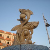 Памятник рыбе в Хургаде. Египет
