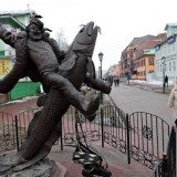 Памятник рыбаку в Архангельске