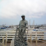 Памятник рыбаку в городе Монтерей (штат Калифорния, США)